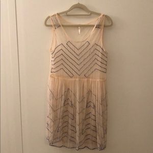 Free People Beaded Mesh Desss